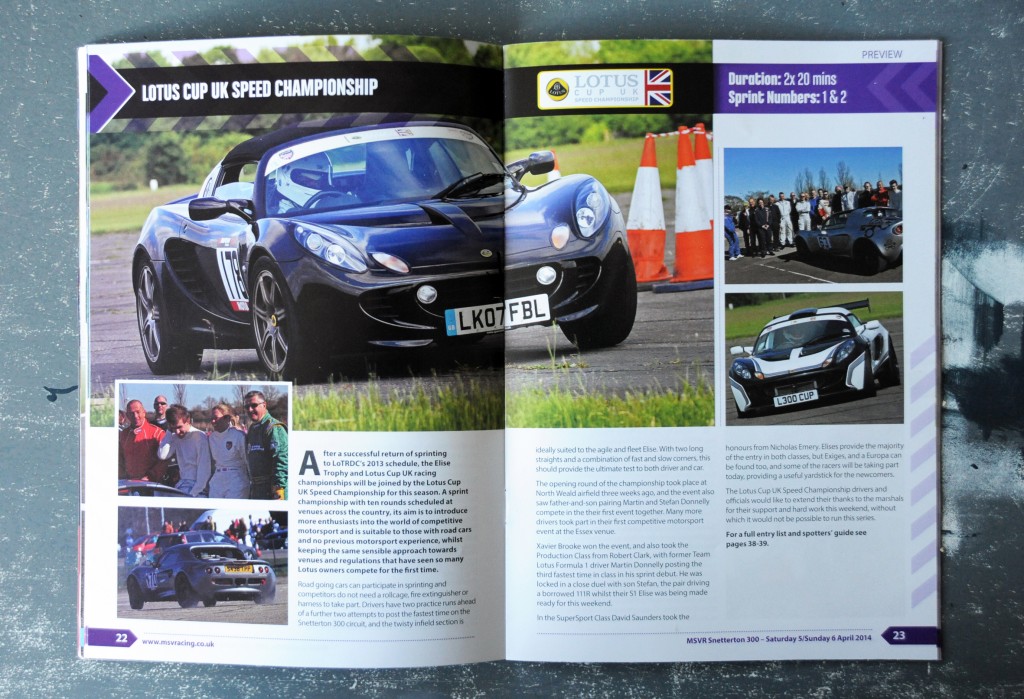 snetterton programme